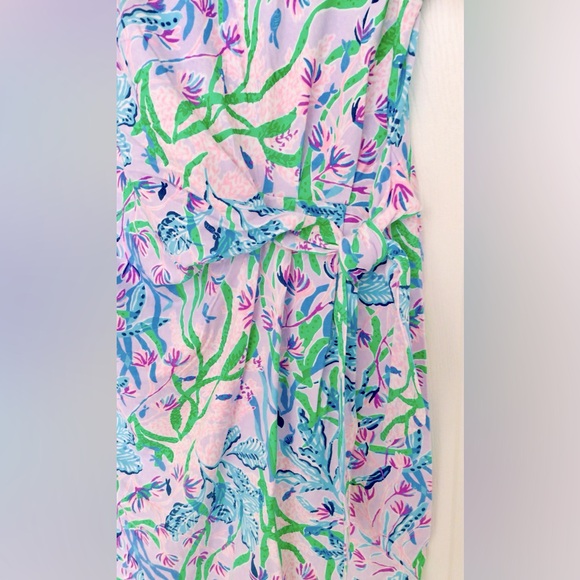 Lilly Pulitzer Bryson Dress Multi Seacret Escape New In Package - Picture 10 of 12
